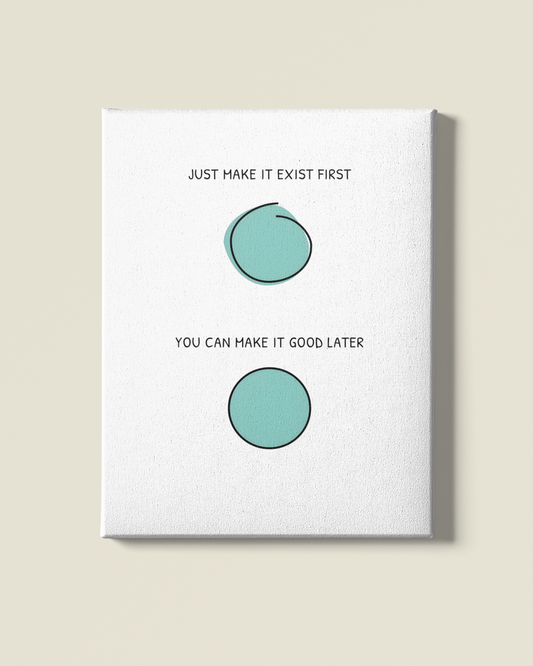 Creation Before Perfection