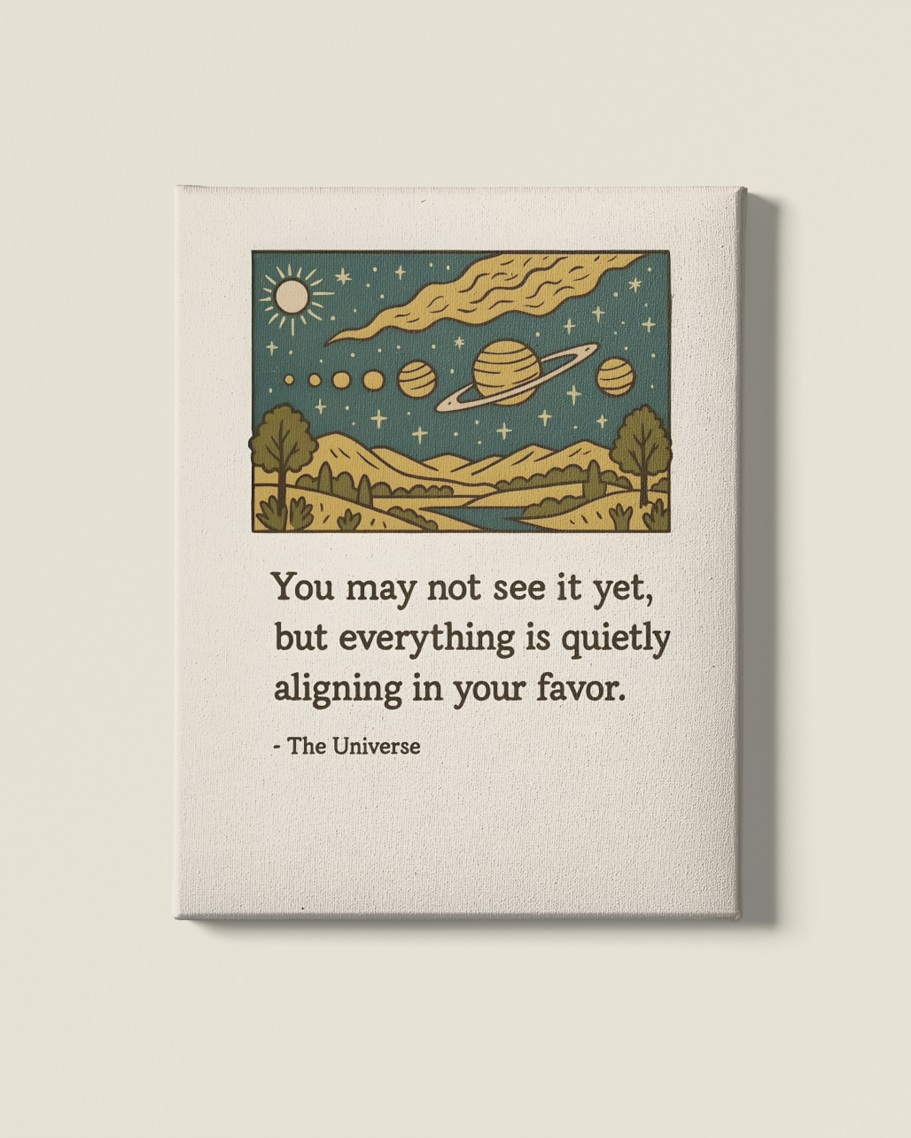 Guided by the Universe