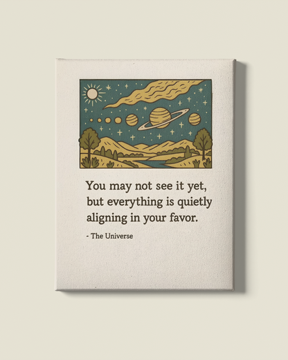 Guided by the Universe