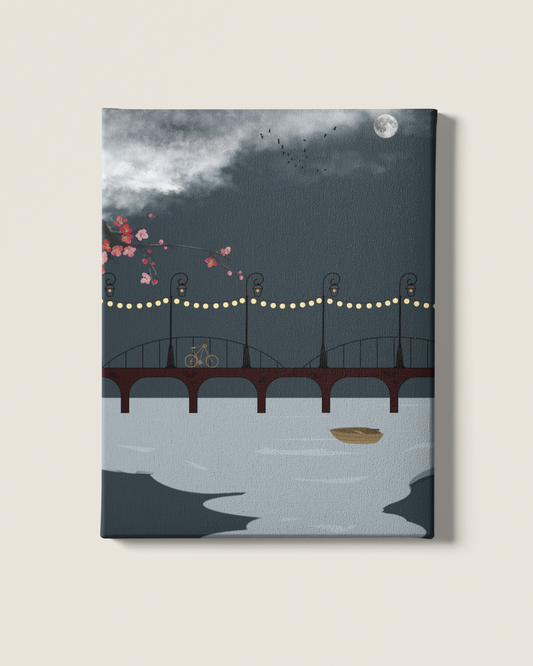 Moonlit Bridge of Whispers