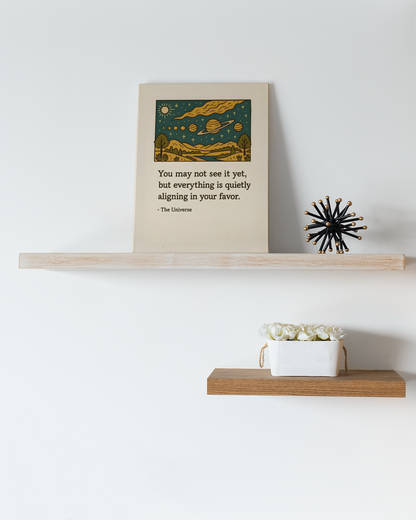 Guided by the Universe