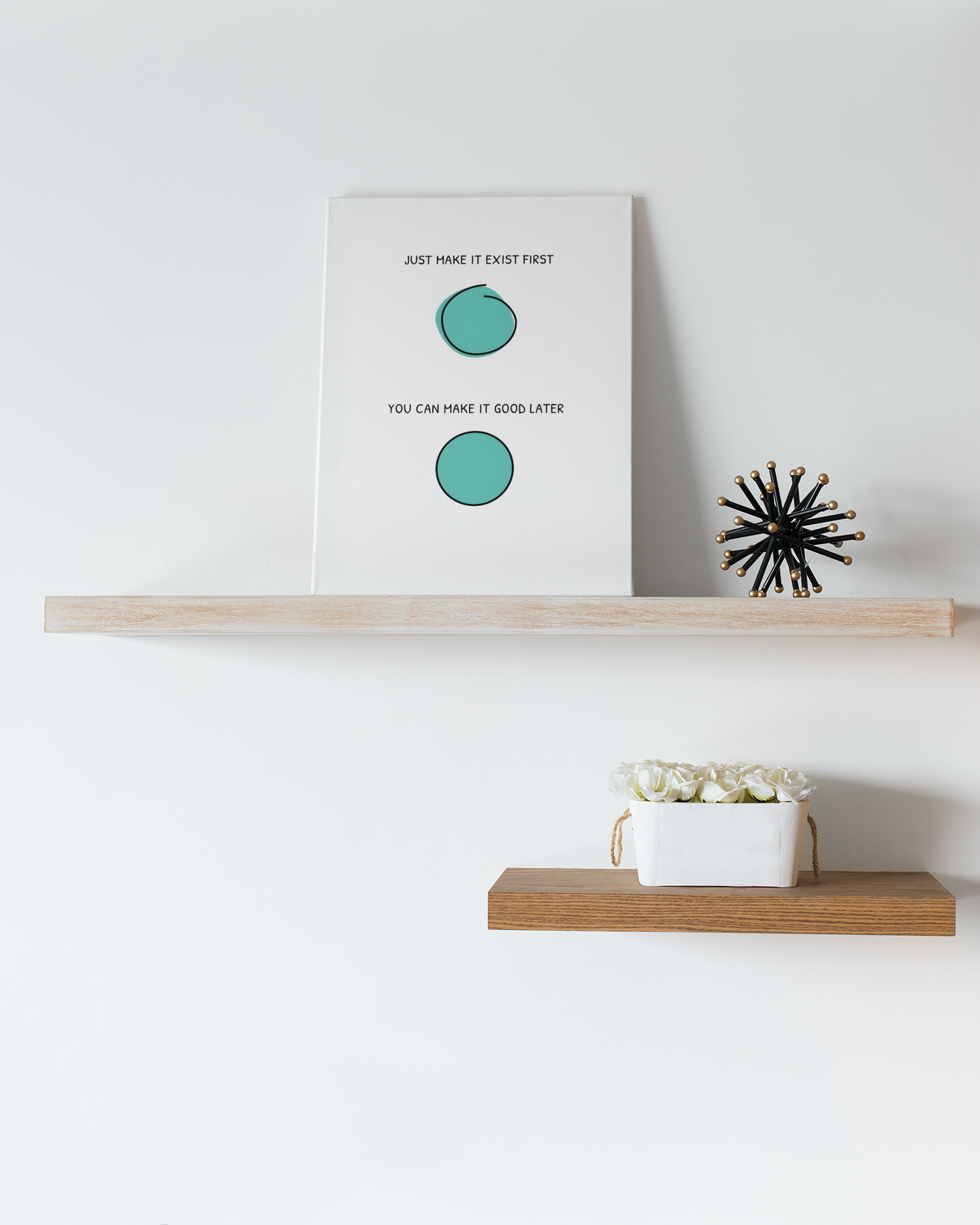 Creation Before Perfection