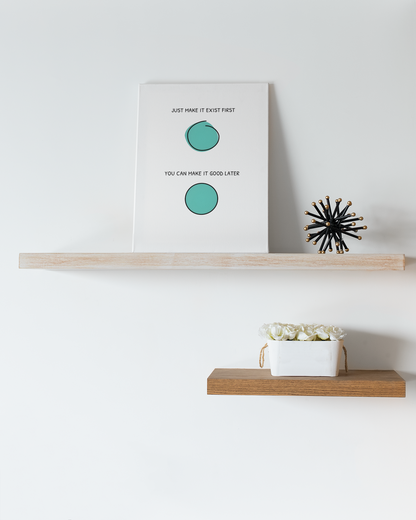 Creation Before Perfection