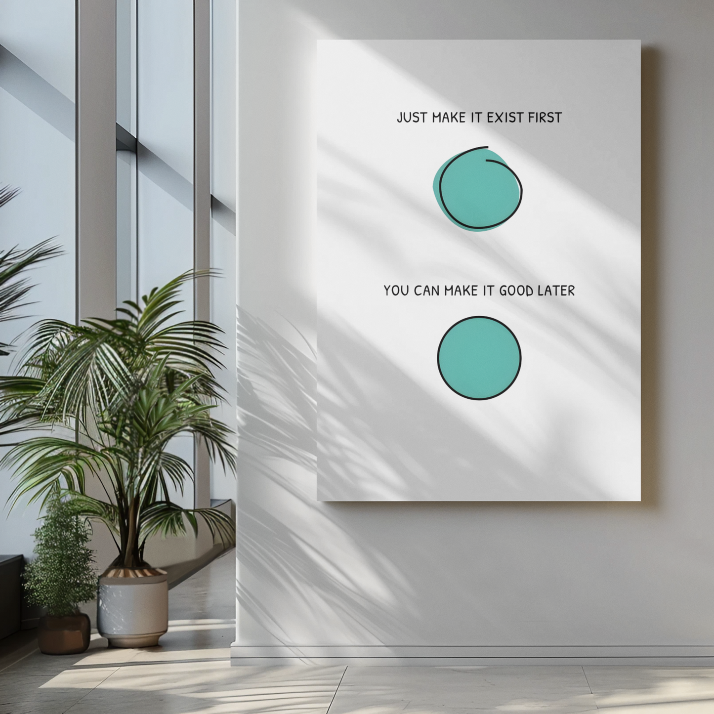 Creation Before Perfection