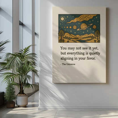 Guided by the Universe