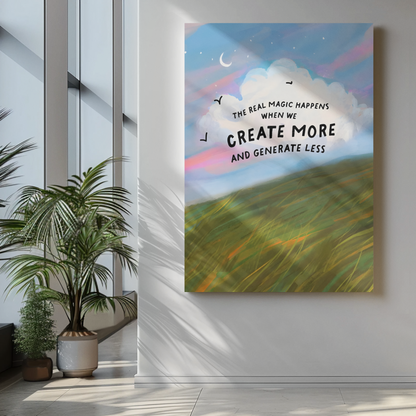 Create, Don’t Accumulate