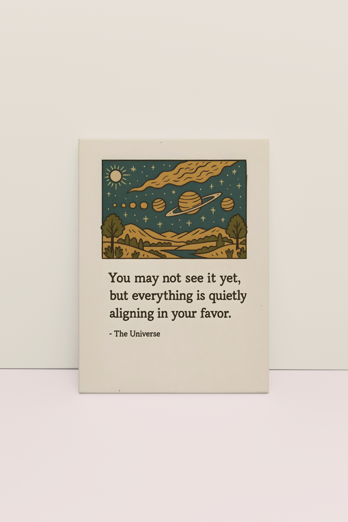 Guided by the Universe